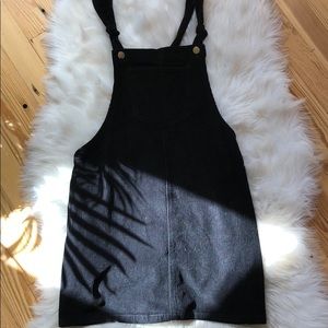 Corduroy overall dress